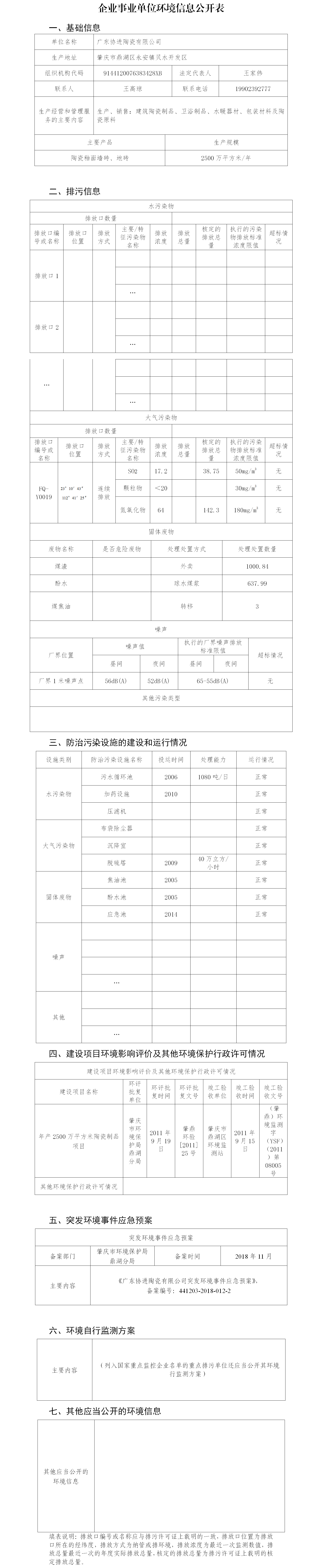 企业事业单位环境信息公开表（协进2020）.png